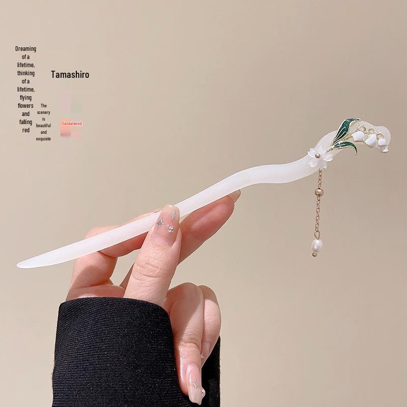 High-End Retro Chinese Tassel Hairpin for Women - Versatile Alloy Hair Clip for Elegant Updos