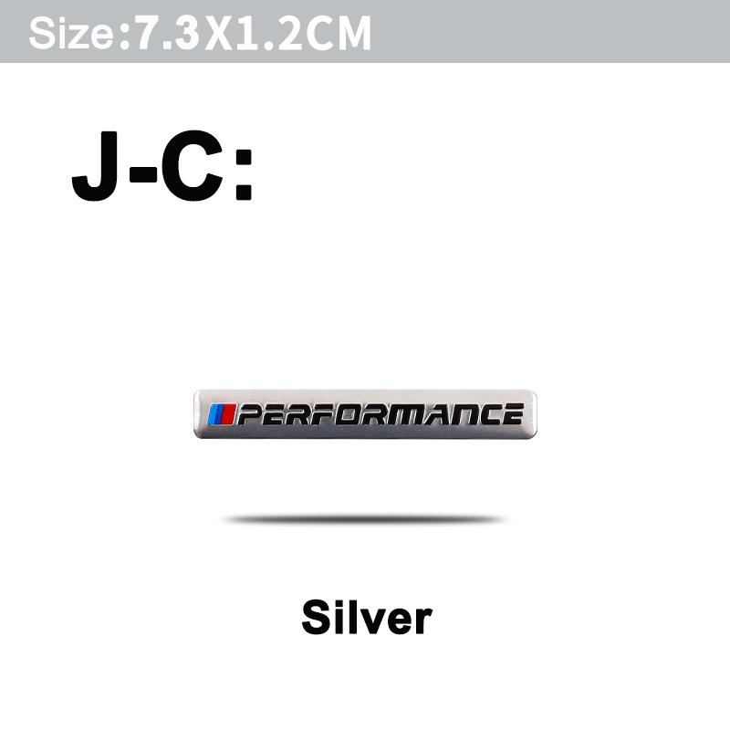 Aluminum Performance Motorsport Decorative Emblem Badge For Performance E46 E60 E90 E39 E87 E36 E92 E70 E91 X3 X5 X1 X2 X4