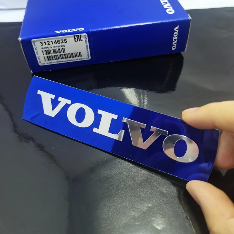 Автомобильная наклейка с логотипом на переднюю решетку Рулевое колесо Декоративные наклейки Для Volvo Rdesign Polestar AWD V50 S60 XC60 S40 XC40 XC90 V60 S80