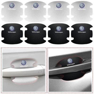 B6 2025 Горячий для Volkswagen 4 шт. Наклейка-эмблема для защиты ручки двери автомобиля Стайлинг автомобиля для VW Volkswagen Golf GTI Bora Passat Jet