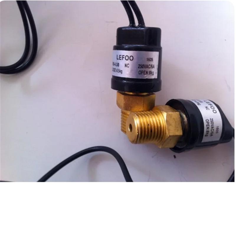 LEFO LF08 Pressure Switch 12V220V Hydraulic Pressure Oil /gas /water Pressure Switch Air Compressor Controller (1/8 normal close