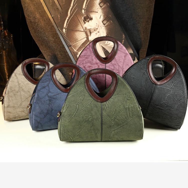 Crossbody Bag Female Jiaozi Shoulder Bag Handbag Simple Mother Bag Retro Personality Handbag