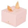 50 Pcs Wedding Party Paper Candy Chocolate Cake Decoration Box Gift (Pink Thanks)