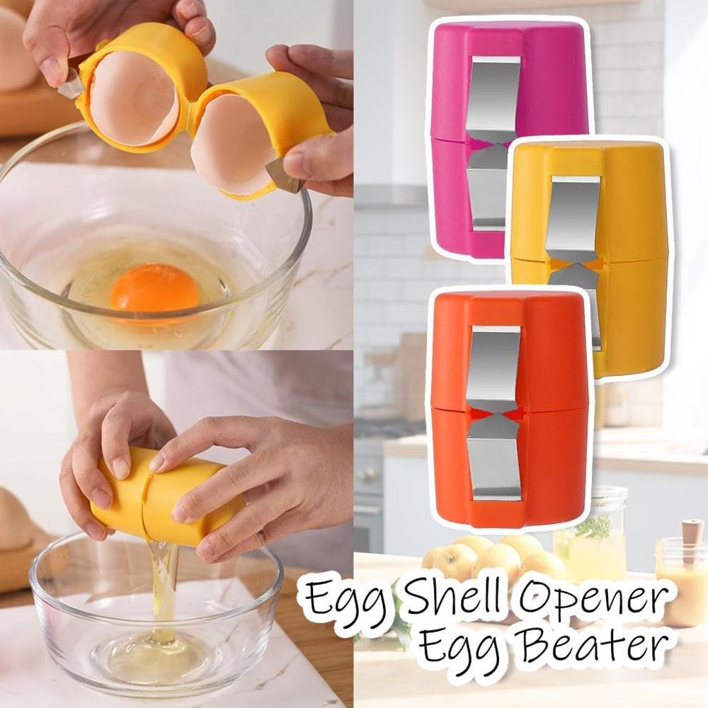 New Egg Cracker for Raw Eggs Breaker Egg Shell Cutter Kitchen Gadgets