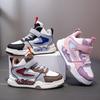 Детская модная обувь на высокой платформе, кроссовки для мальчиков и девочек, высококачественная спортивная обувь для улицы, весенне-осенняя новая повседневная обувь для начальной и средней школы