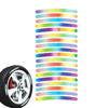 Lesunty Rim Decals, Wheel Decals, Waterproof Wheel Stickers, 20 Pcs, Car Wheel Eyebrow Stickers,