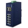 Промышленный SFP Ethernet-коммутатор []IGS-1020TF 8-портовый 10/100/1000T + 2-портовый 100/1000X (-40~75℃)