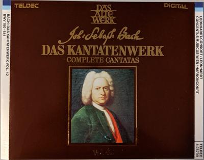 CD ИОГАНН СЕБАСТЬЯН БАХ - Полные кантаты Том. 42 2427382 Teldec 1988 Германия Классика Б/У