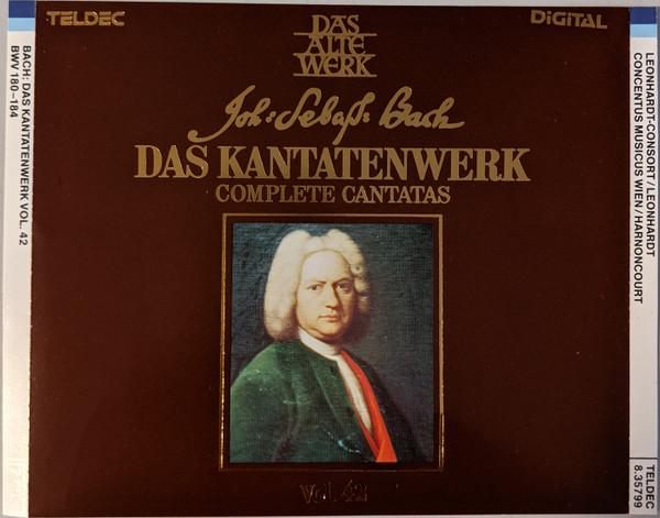 CD ИОГАНН СЕБАСТЬЯН БАХ - Полные кантаты Том. 42 2427382 Teldec 1988 Германия Классика Б/У