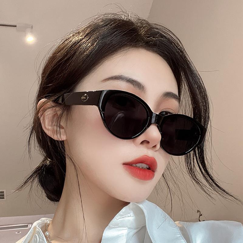 Жен. Очки для уличной стрельбы Вождение в пригородных поездках Защита от солнца Защита от ультрафиолета Мода Личность Ретро Художественный Солнцезащитные очки «кошачий глаз»