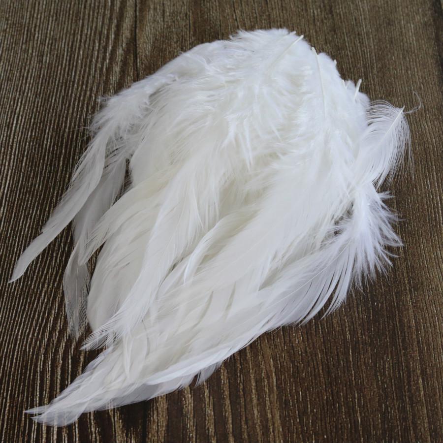 Украшения из перьев белого цвета 6-8 размера своими руками для украшения ловца снов