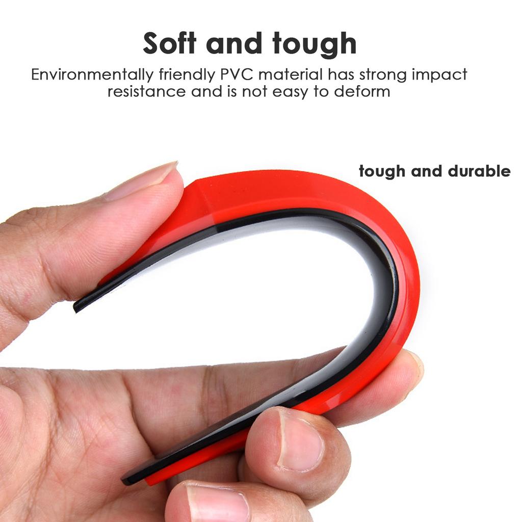 Car Door Antiscratch Protector Garage Safety Parking Wall Anticollision Rubber Sticker General Auto Bumper Edge Protection