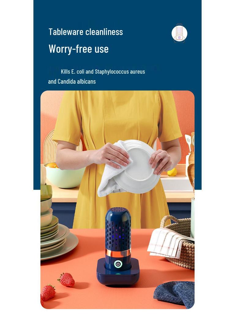 Wireless Capsule Fruit & Vegetable Purifier: Food Disinfection & Pesticide Remover