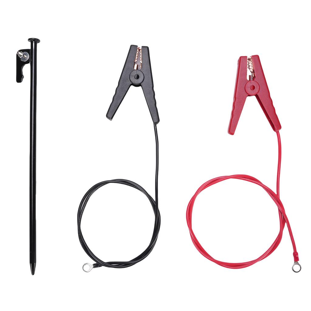 Electric Fence Wire Grounding Rod Electric Fence Connector with Clamp for Generator Electric Fence