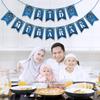 NEW Eid Mubarak Banner Garland Moon Letter Paper Bunting Garland Ramadan Kareem Decoration 2025  Islamic Muslim Party Supplies