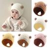 Cute Baby Children Beanie Caps Warm Newborn Cap Plush Hat Autumn Winter Hats  Baby Children Kids