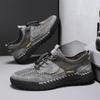 Leisure Outdoor Man Walking Mesh Sneakers Men Designer Treking Footwear Comfortable Lace Up Casual Shoes Hiking Shoe