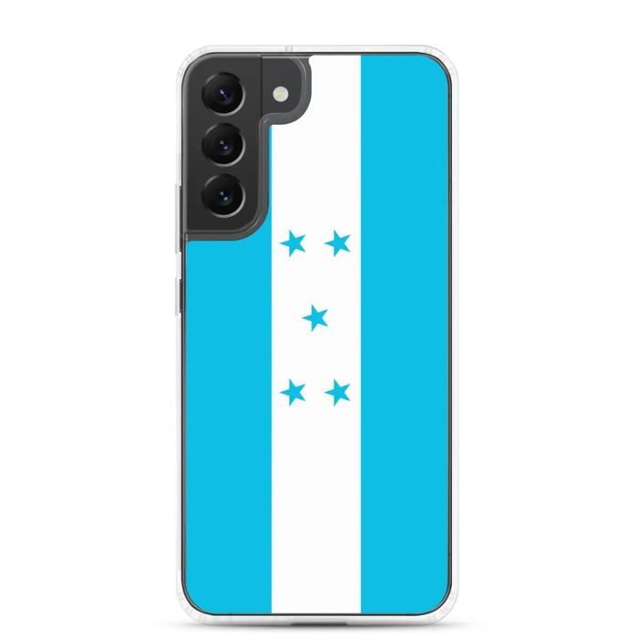 Coque Téléphone - Honduras - Samsung Galaxy S23 Ultra - Drapeau Officiel - Souple - Multicolore