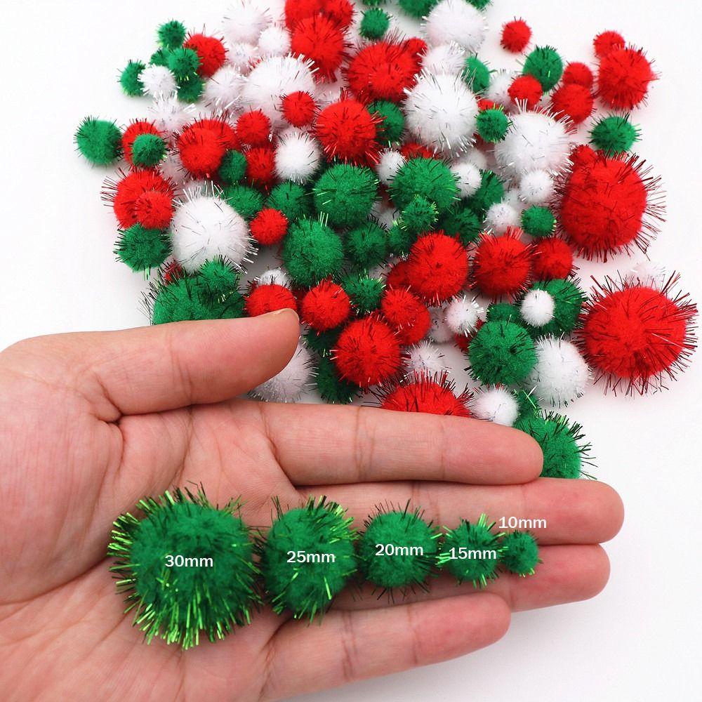 10-30mm Xmas Tree Decorative Ball Brightly Colored Christmas Craft Supplies Christmas