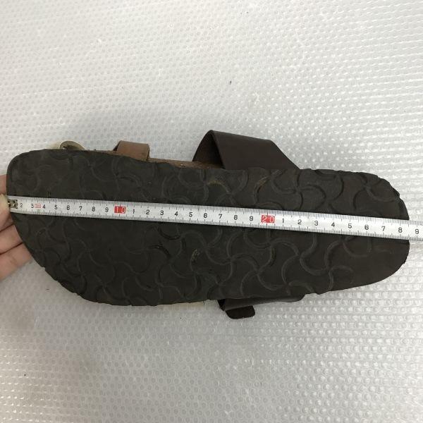 Birkenstock Papillio Германия Кожаные сандалии 26.5 41 Мужские Коричневые Пляжная обувь(ИСПОЛЬЗОВАЛ)