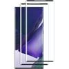 2 Pack Tempered Glass for Samsung Note 20 Ultra (6.9”) HD Screen Protector Glass Full Screen Protector Black