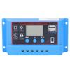 Solar Panel Charge Controller LCD Display PWM Photovoltaic Charging Regulator 12V 24V30A