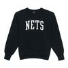 Brooklyn Nets Толстовка с круглым вырезом и принтом Мужская толстовка черная DD2961-010