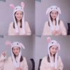 Милый мультфильм Dance Ears Rabbit Beanie Hat Airbag Cap