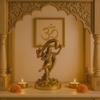 'Шивджи Васуки' Золотая Антикварная Полирезиновая Фигурка Идол Статуя Шива Мурти с Васуки Статуэтка для Мандира Домашнего Декора, Высота 6 Дюймов, Религиозная