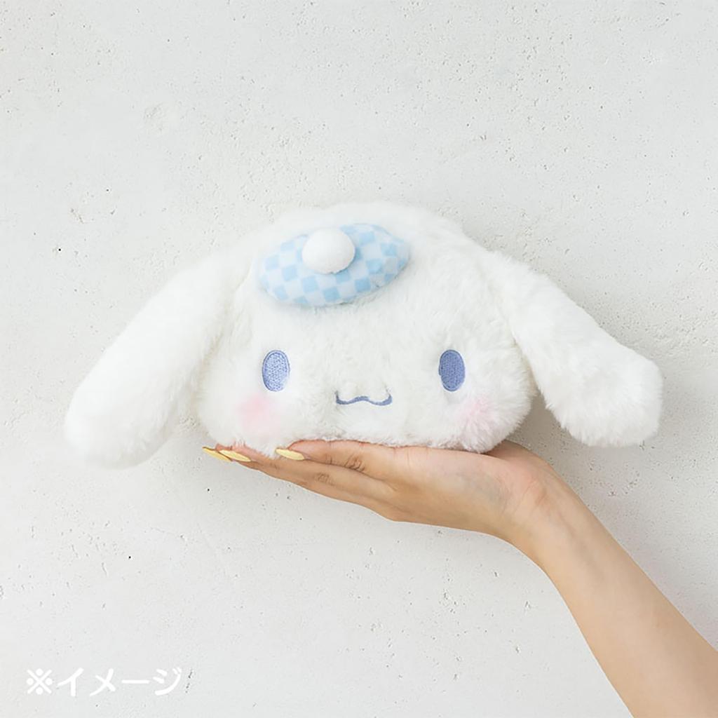 Sanrio Face Shaped Pouch Cinnamoroll 419338 (Japanese Pastel)