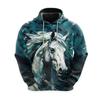 Horse Love Hoodie For Men Clothes Casual Farm Graphic Sweatshirts Horse Face Pullovers Equestrian Tracksuit Casual Male Boy Tops