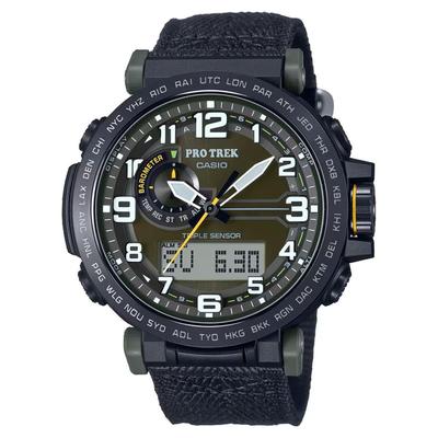 Часы Casio Pro Trek PRG-600 Series с тремя датчиками, компас для скалолазания, сенсорные, солнечные PRG-601YB-3