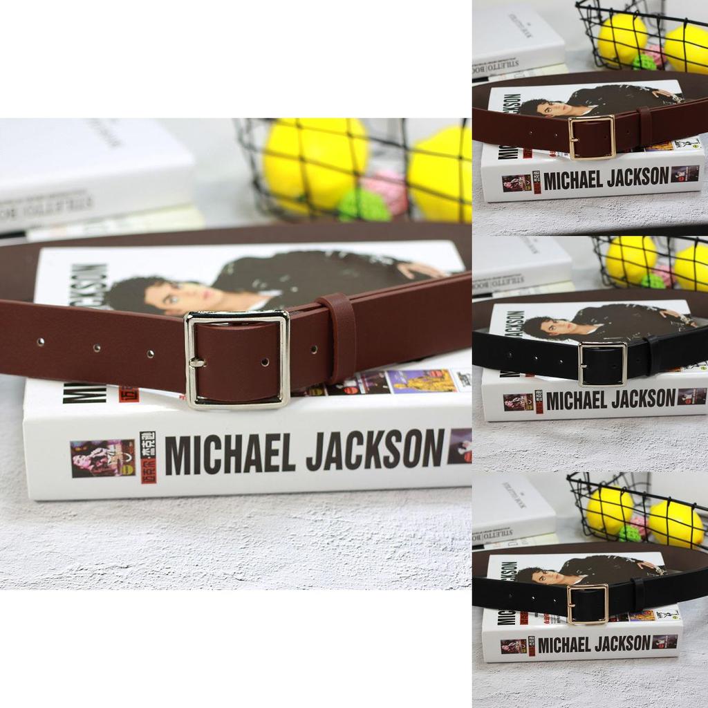 Simple Solid Color Metal Square Buckle Decoration Women Casual Wide Belt For Everyday