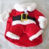Charm Pet Christmas Costume Dog Suit For Small Dogs Cats Cap Santa Claus Coat Hoodies Funny Puppy