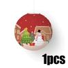 20PCS Christmas Paper Lanterns Santa Claus Snowman Elk Lanterns Christmas Gifts Party Decoration Christmas Decorations