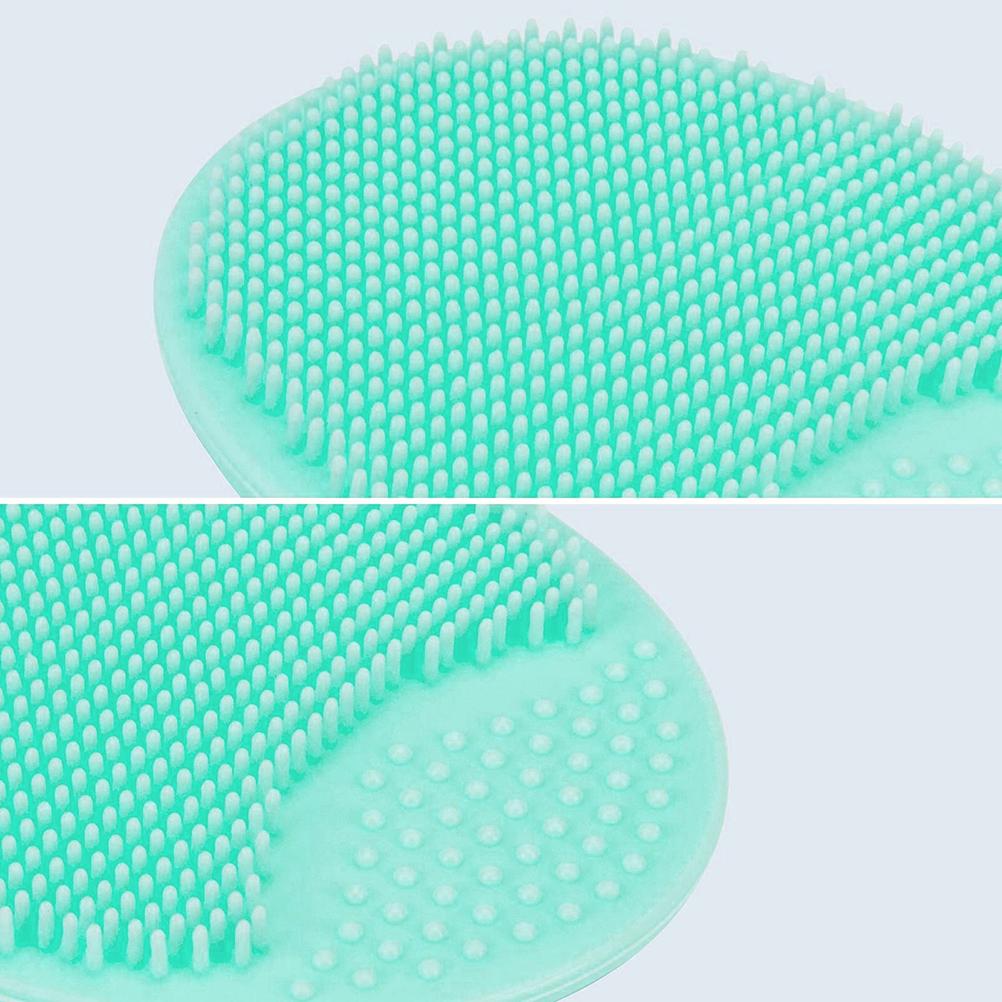 4 Pcs Face Scrubber Silicone Facial Cleansing Brush Face Exfoliator Massager Blackhead Acne Pad