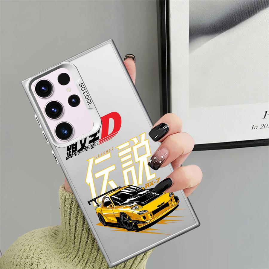 Мягкий чехол для телефона Samsung Galaxy S22 Ultra Note 20 Ultra S20 FE S25 S24Ultra S24 FE S21 S23 S25Plus Initial D Аниме Автомобиль
