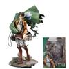 35cm Attack On Titan Anime Figure Levi Ackmen Action Figure Shingeki No Kyojin Ackmen Figurine Eren Mikasa Ackerman Figure Doll