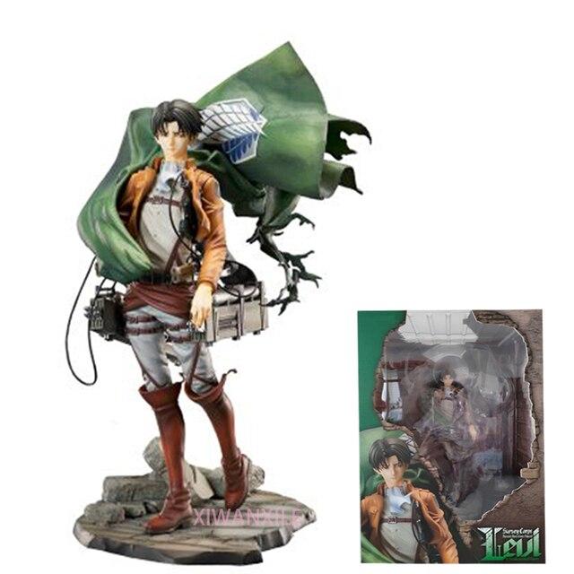 35cm Attack On Titan Anime Figure Levi Ackmen Action Figure Shingeki No Kyojin Ackmen Figurine Eren Mikasa Ackerman Figure Doll