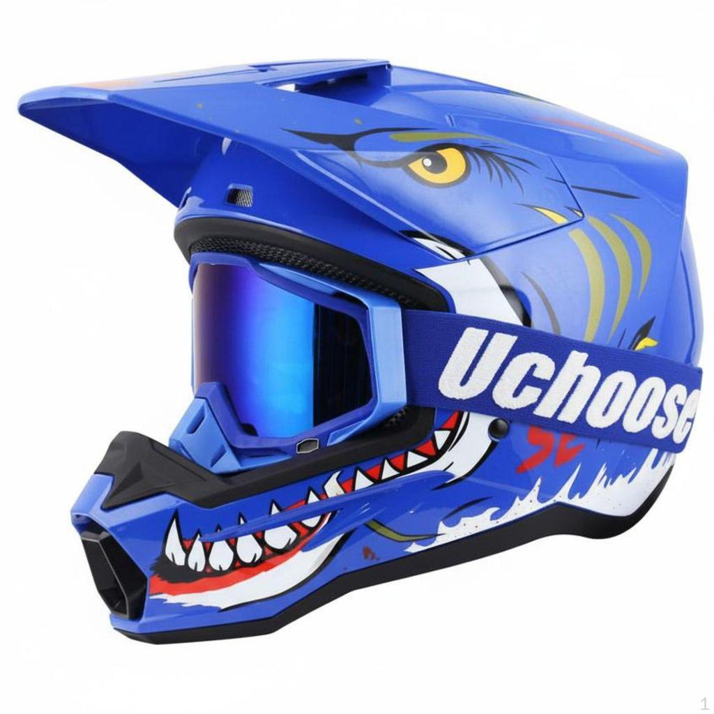 Downhill Mountain Bike Helmet Shell Young Impact Resistant Sports Gear for Kids,