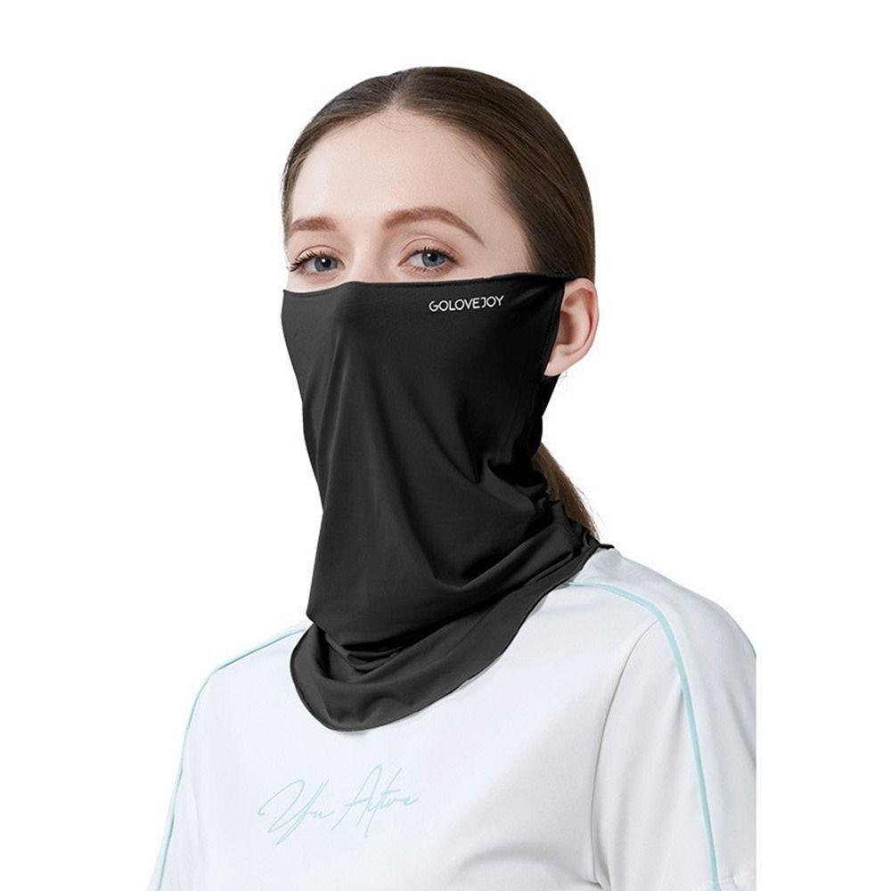 Велосипедный головной убор Головной убор для лица Шея Гетры из ледяного шелка Солнцезащитная маска Повязка на голову Шарф Покрытие для лица Шарф