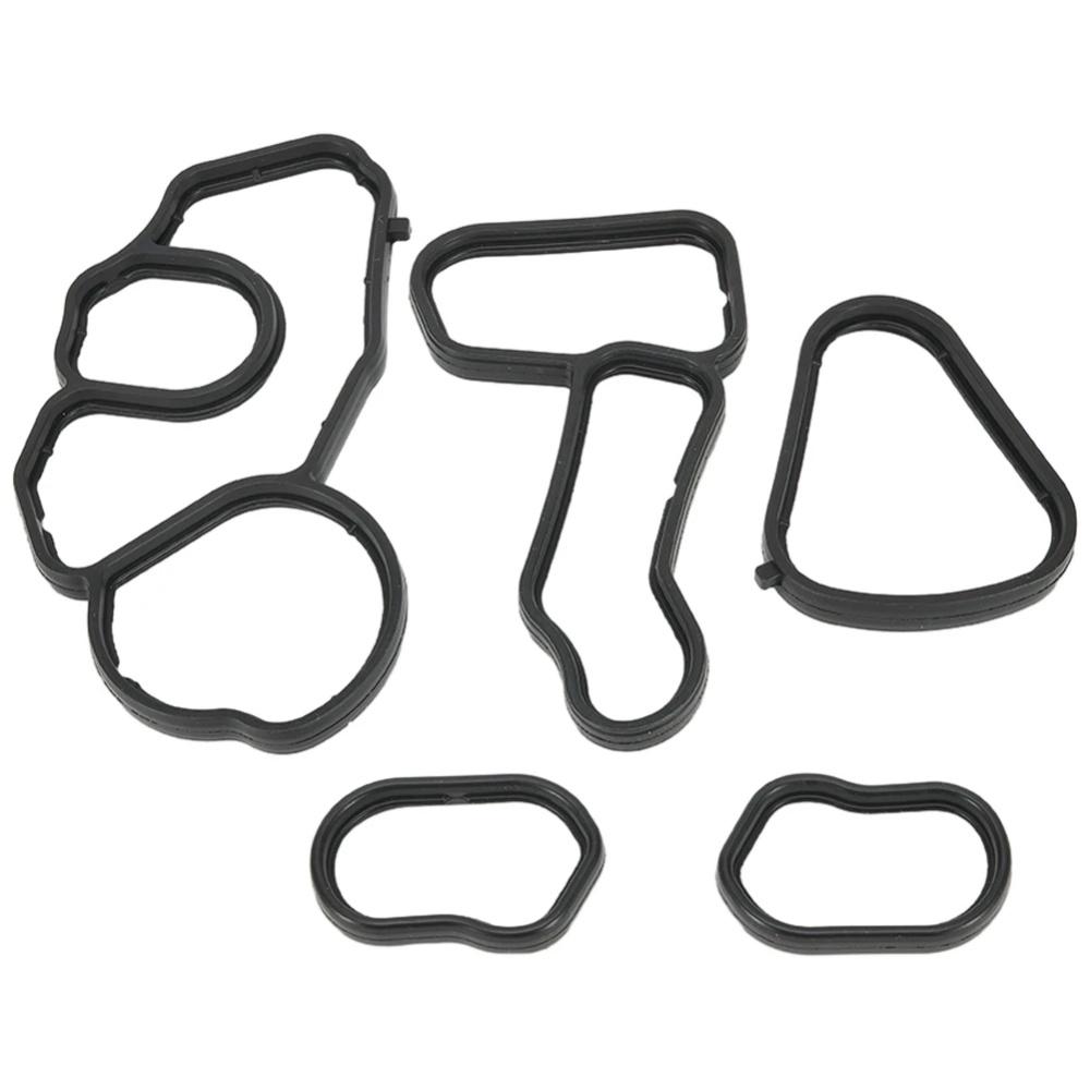 5Pcs Oil Cooler Gasket For BMW F20 F21 F30 F31 F35 F80 11427625485