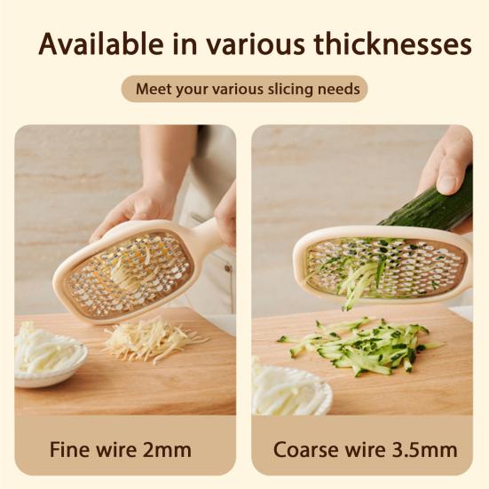 Нержавеющая сталь Картофелерезка с длинной ручкой Ручная Инструменты для крупной терки масла, сыра, огурца, моркови, овощей Кухонные гаджеты