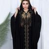 Plus Size Women's European & American Long Dress Abaya 8869