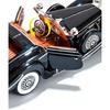Масштаб 1/18 1936 Benzs 500K Alloy Classic Car Model Diecast Metal Retro Vehicles Car Model Simulation Sound and Light Children Toy Toy Gift