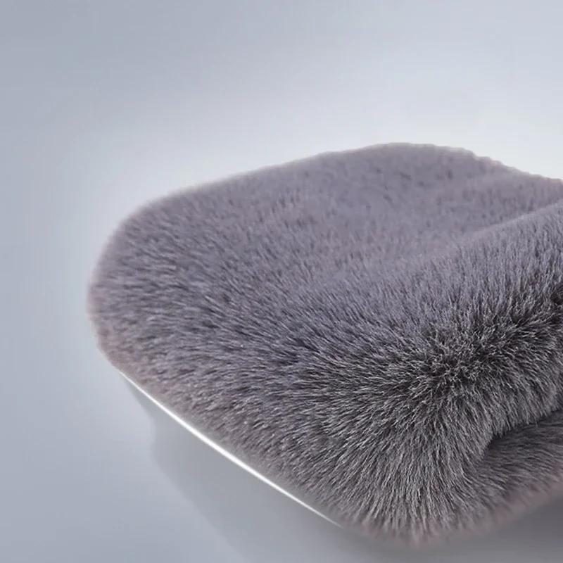 1 пара зимних теплых наколенников для женщин и мужчин, пожилых людей, холодных ног, артрита, наколенники, поддержка колена из кроличьего меха, наколенники для бега