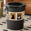 Trash Can Without Lid Paper Basket Minimalist Versatile Elegant Wastebasket Waste Bin for Indoor