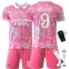 Королевская футбольная майка с узором Ма Лонга Vinimbappe Rodrigo C Luo розовый комплект майки