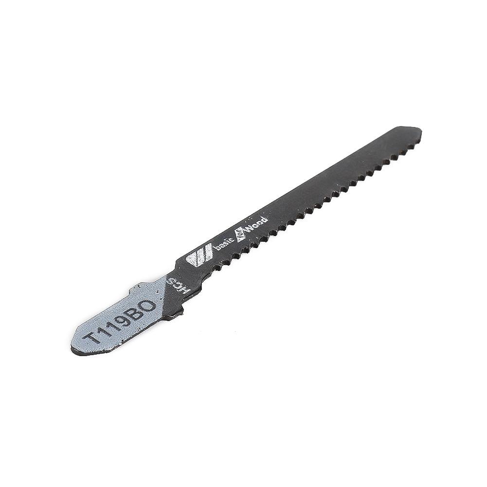 T119BO Пилки для лобзика с Т-образным хвостовиком для резки дерева, набор из 5 шт., 12 зубьев на дюйм