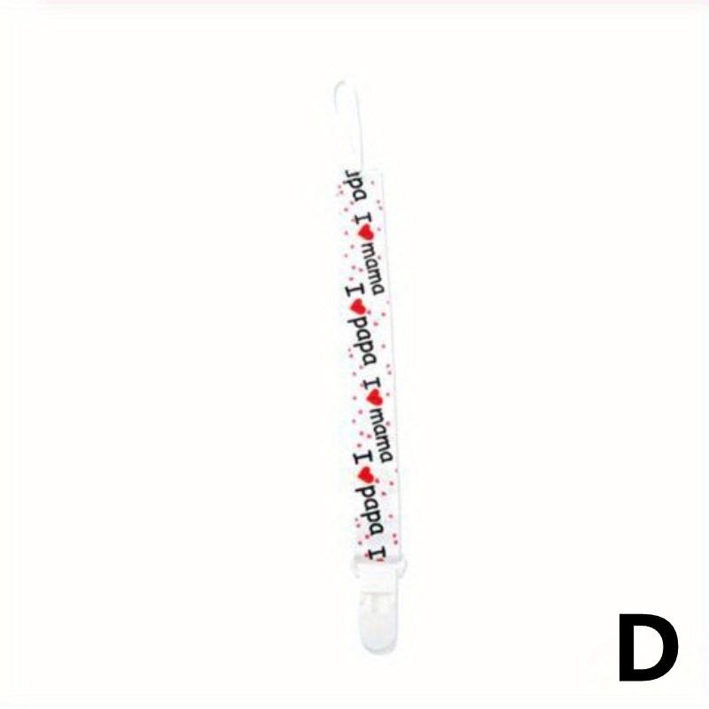 1 PC Pacifier Chain Clip Holder Nursing Teether Dummy Soother Nipple Leash Strap